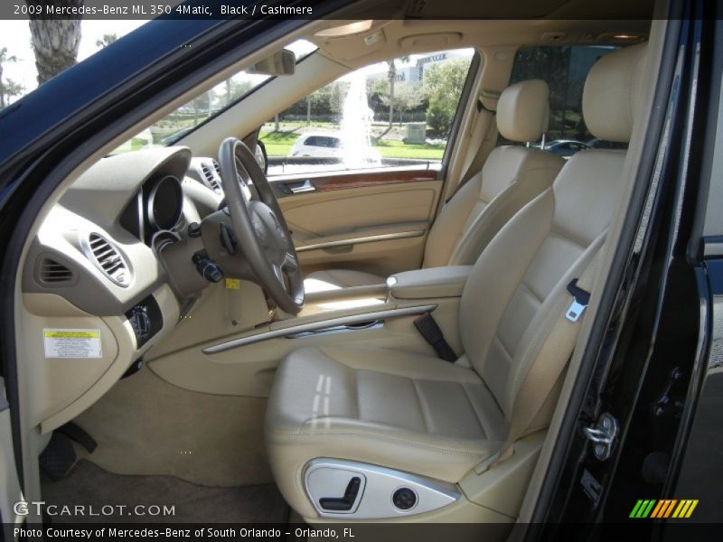 Black / Cashmere 2009 Mercedes-Benz ML 350 4Matic