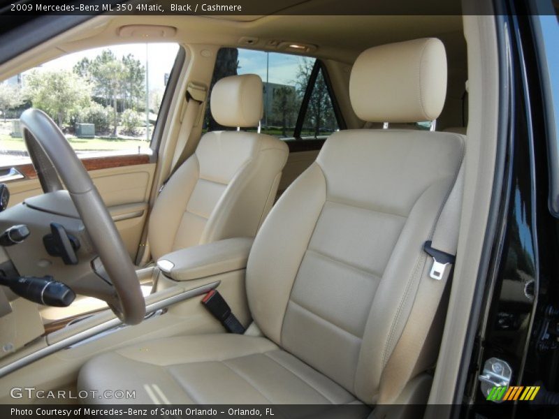Black / Cashmere 2009 Mercedes-Benz ML 350 4Matic