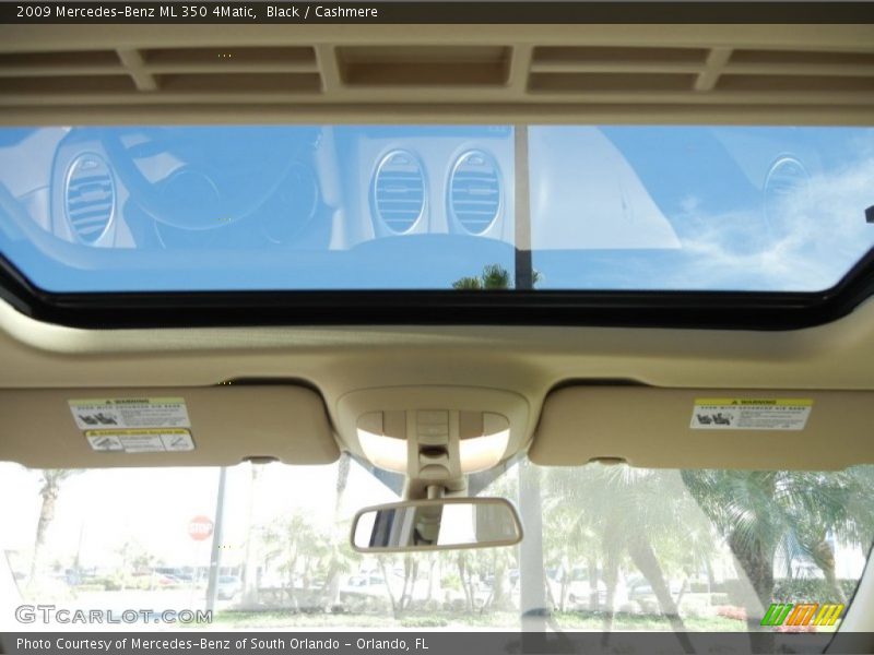 Black / Cashmere 2009 Mercedes-Benz ML 350 4Matic