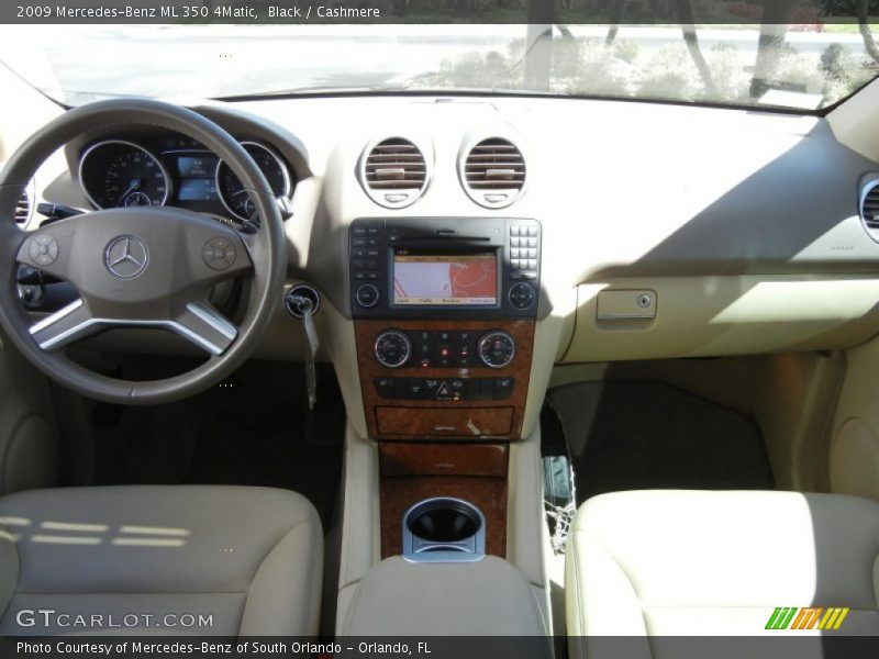 Black / Cashmere 2009 Mercedes-Benz ML 350 4Matic