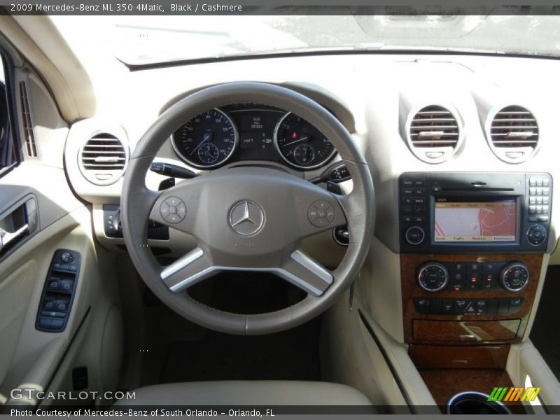 Black / Cashmere 2009 Mercedes-Benz ML 350 4Matic