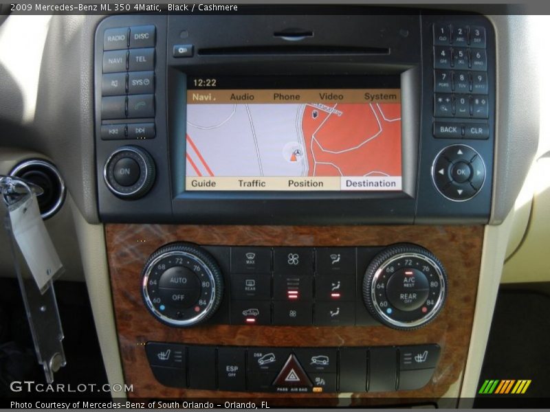 Black / Cashmere 2009 Mercedes-Benz ML 350 4Matic