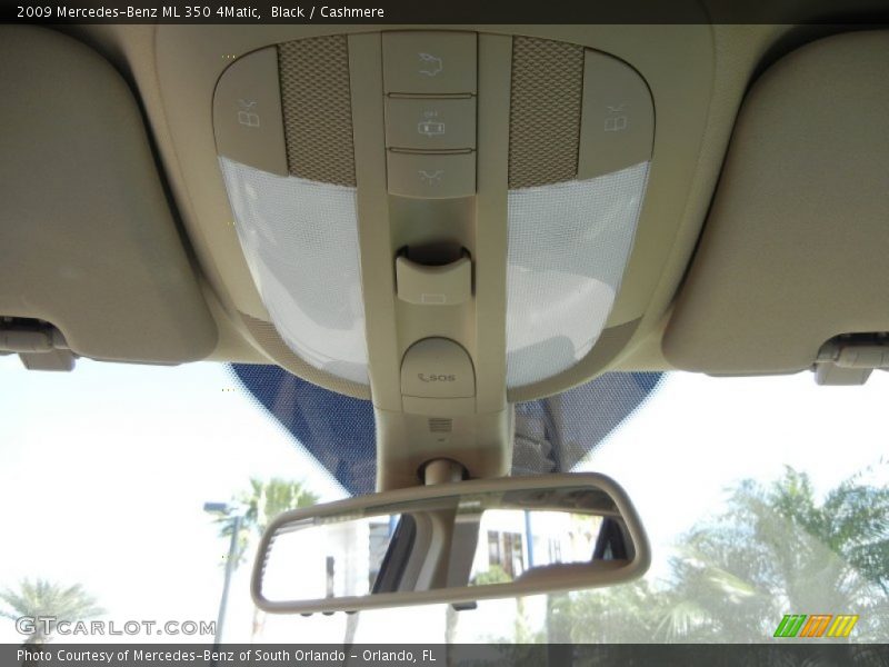 Black / Cashmere 2009 Mercedes-Benz ML 350 4Matic