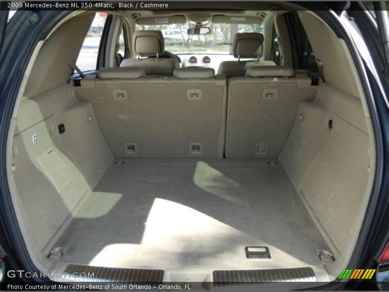 Black / Cashmere 2009 Mercedes-Benz ML 350 4Matic