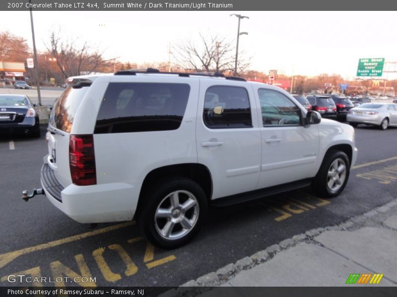 Summit White / Dark Titanium/Light Titanium 2007 Chevrolet Tahoe LTZ 4x4