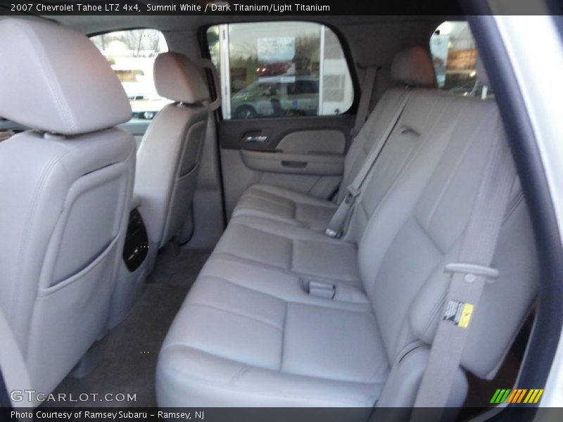Summit White / Dark Titanium/Light Titanium 2007 Chevrolet Tahoe LTZ 4x4