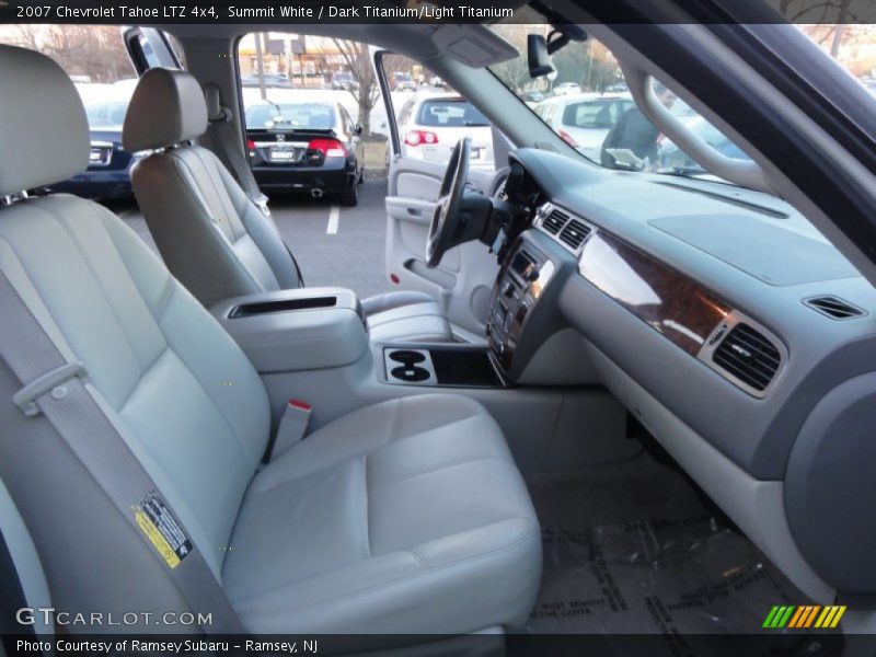 Summit White / Dark Titanium/Light Titanium 2007 Chevrolet Tahoe LTZ 4x4