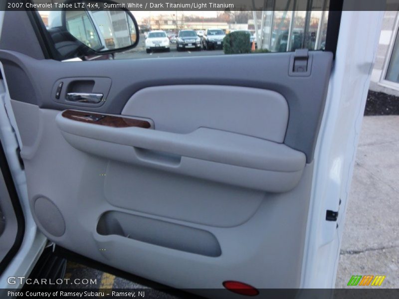 Summit White / Dark Titanium/Light Titanium 2007 Chevrolet Tahoe LTZ 4x4