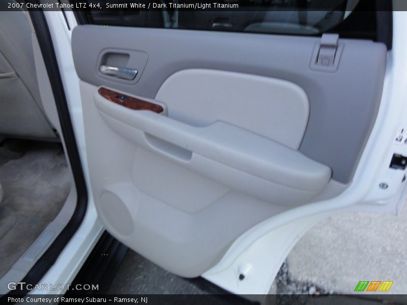 Summit White / Dark Titanium/Light Titanium 2007 Chevrolet Tahoe LTZ 4x4