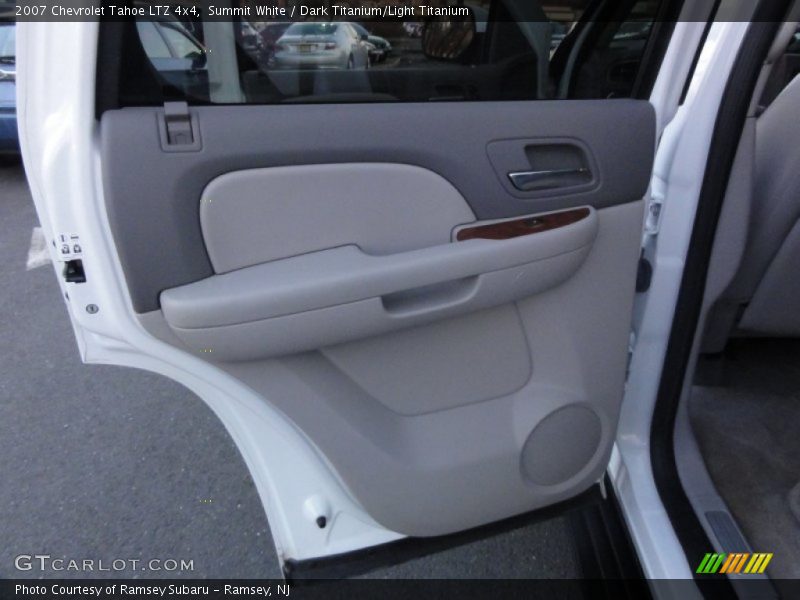Summit White / Dark Titanium/Light Titanium 2007 Chevrolet Tahoe LTZ 4x4