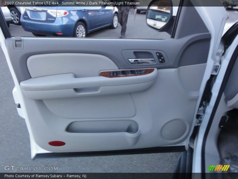 Summit White / Dark Titanium/Light Titanium 2007 Chevrolet Tahoe LTZ 4x4