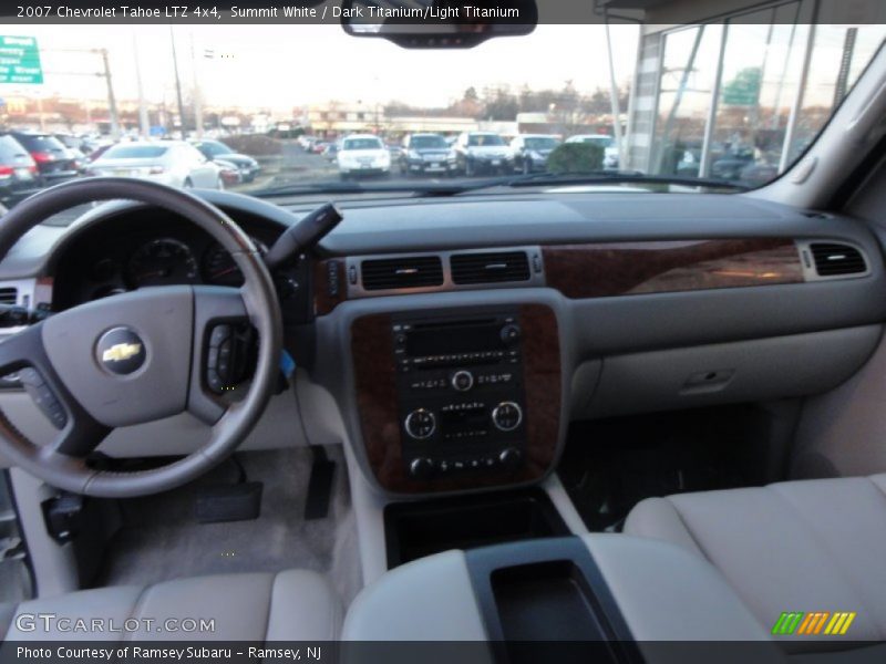 Summit White / Dark Titanium/Light Titanium 2007 Chevrolet Tahoe LTZ 4x4