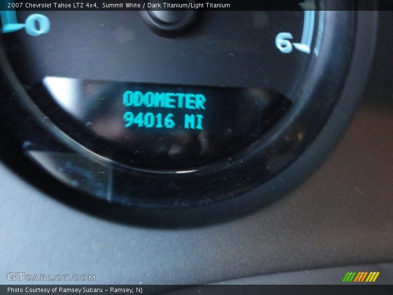 Summit White / Dark Titanium/Light Titanium 2007 Chevrolet Tahoe LTZ 4x4