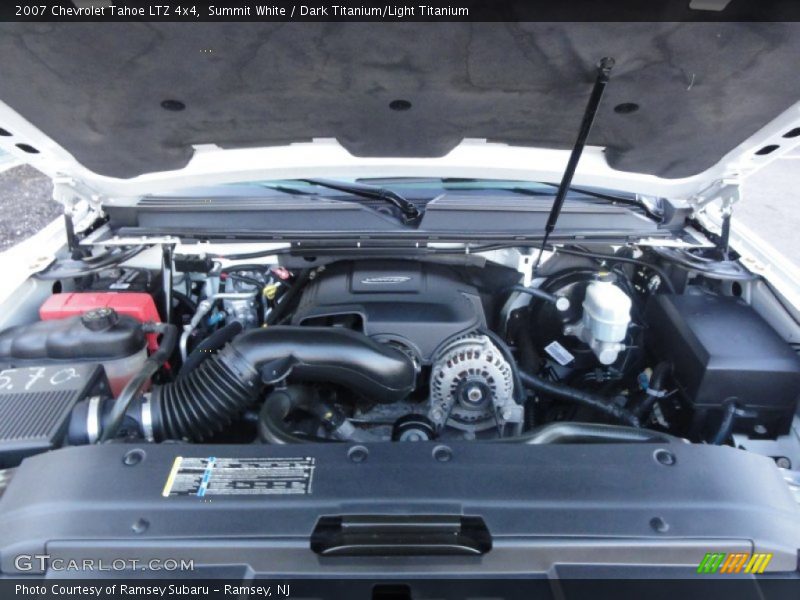Summit White / Dark Titanium/Light Titanium 2007 Chevrolet Tahoe LTZ 4x4