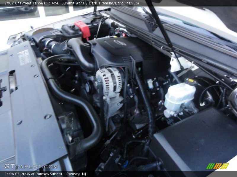 Summit White / Dark Titanium/Light Titanium 2007 Chevrolet Tahoe LTZ 4x4