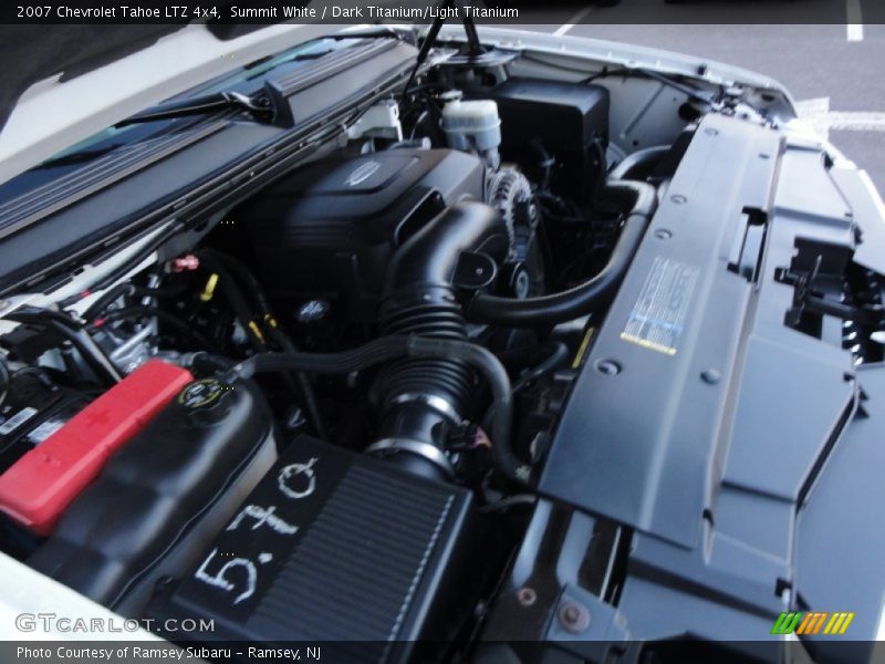 Summit White / Dark Titanium/Light Titanium 2007 Chevrolet Tahoe LTZ 4x4