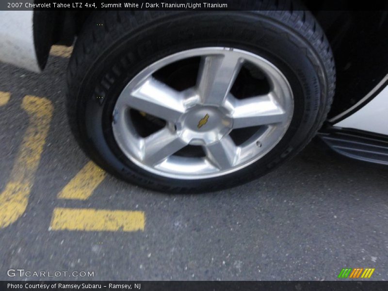 Summit White / Dark Titanium/Light Titanium 2007 Chevrolet Tahoe LTZ 4x4