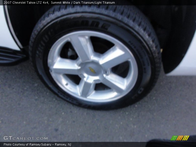 Summit White / Dark Titanium/Light Titanium 2007 Chevrolet Tahoe LTZ 4x4