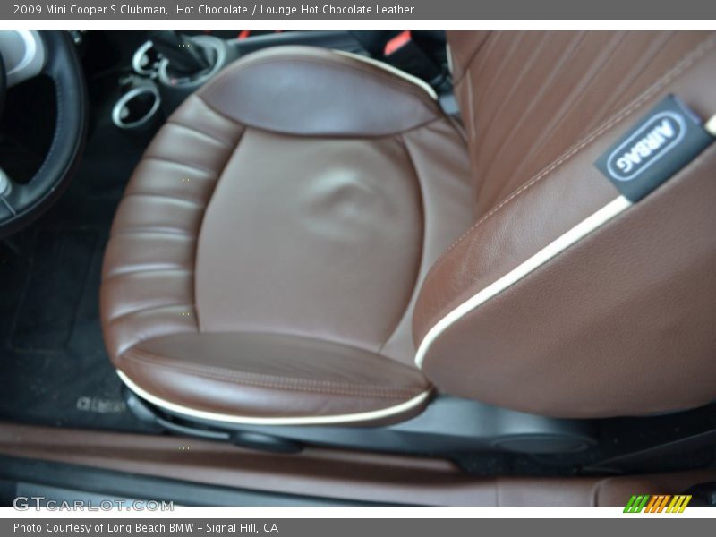 Front Seat of 2009 Cooper S Clubman
