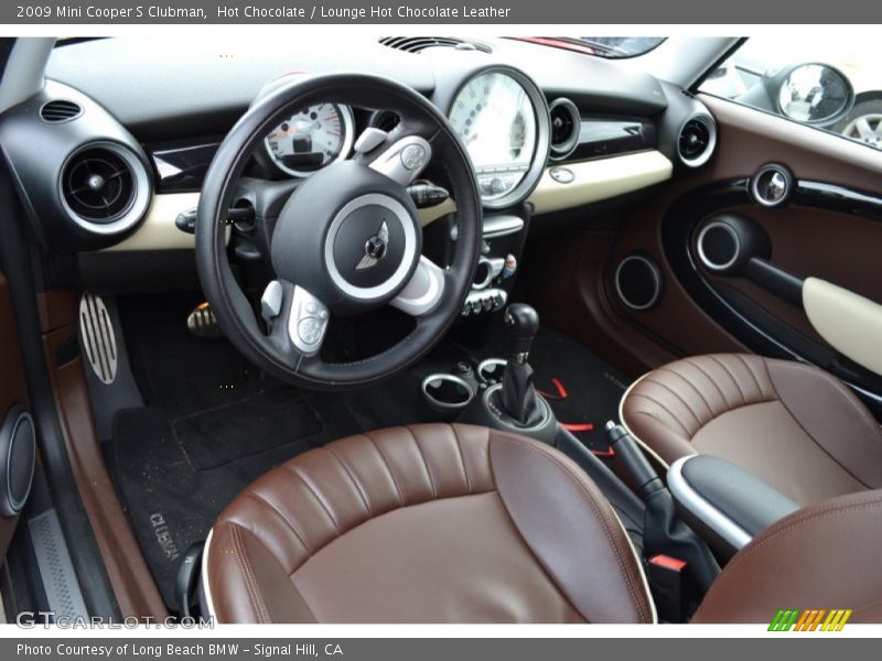 Lounge Hot Chocolate Leather Interior - 2009 Cooper S Clubman 