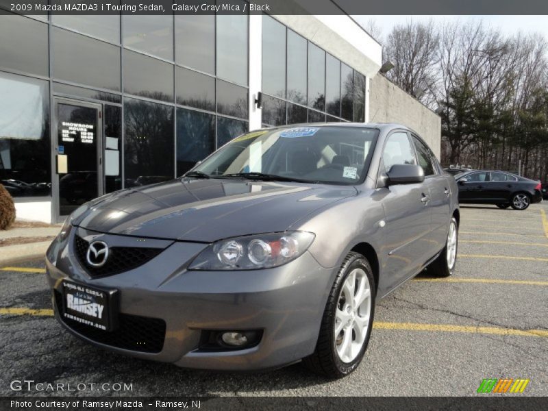 Galaxy Gray Mica / Black 2009 Mazda MAZDA3 i Touring Sedan