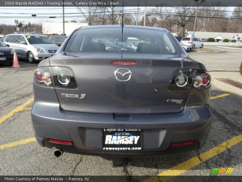 Galaxy Gray Mica / Black 2009 Mazda MAZDA3 i Touring Sedan