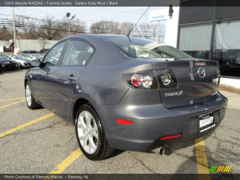 Galaxy Gray Mica / Black 2009 Mazda MAZDA3 i Touring Sedan