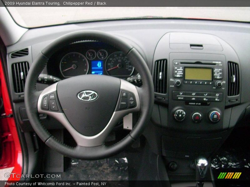 Chilipepper Red / Black 2009 Hyundai Elantra Touring