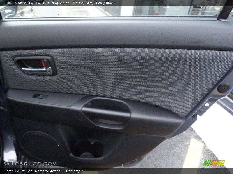 Galaxy Gray Mica / Black 2009 Mazda MAZDA3 i Touring Sedan