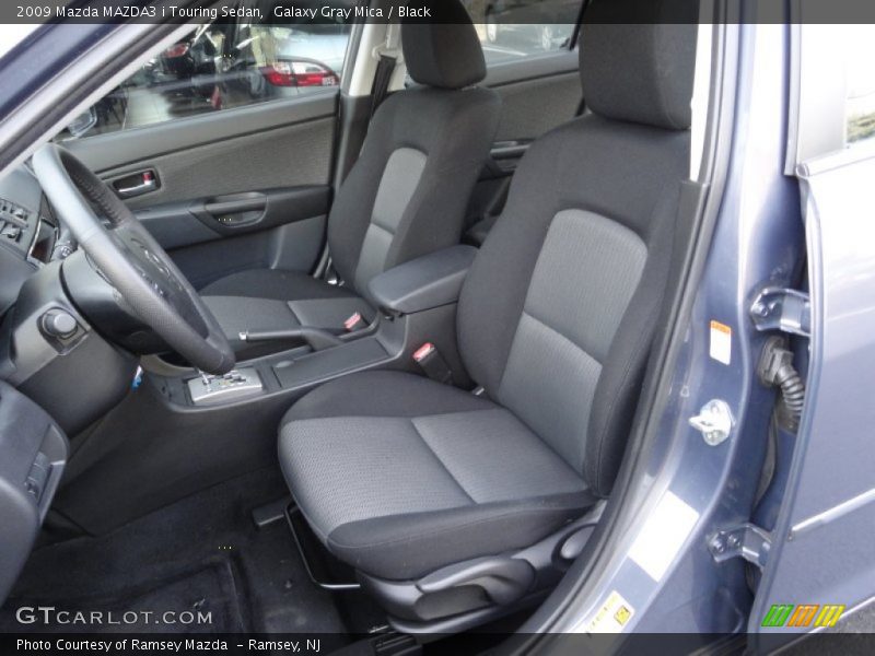  2009 MAZDA3 i Touring Sedan Black Interior
