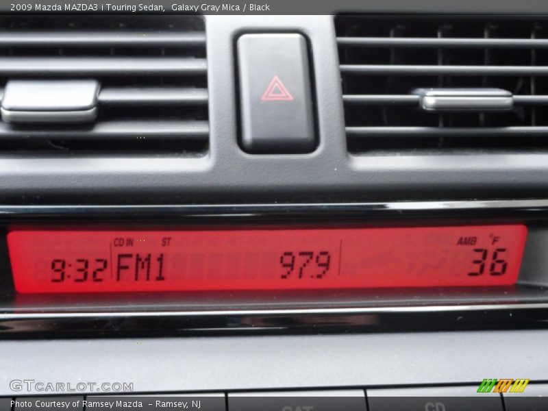 Galaxy Gray Mica / Black 2009 Mazda MAZDA3 i Touring Sedan
