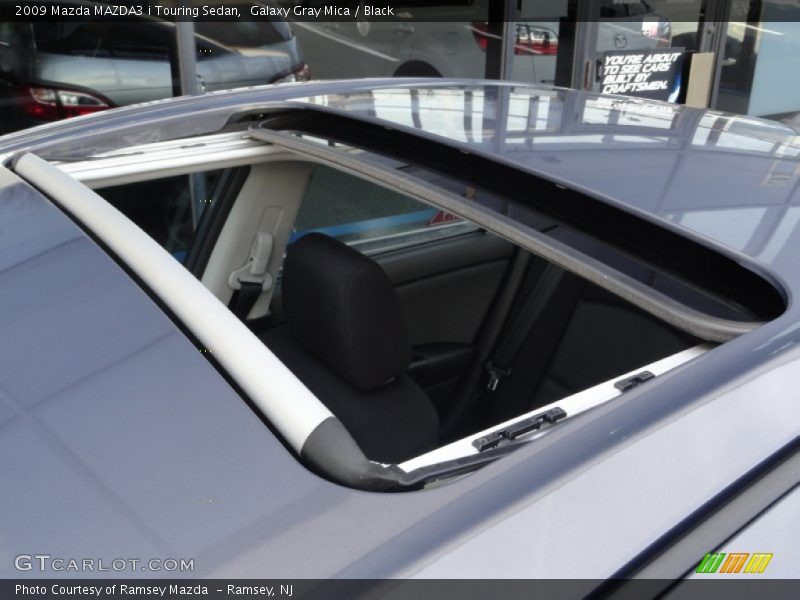 Galaxy Gray Mica / Black 2009 Mazda MAZDA3 i Touring Sedan