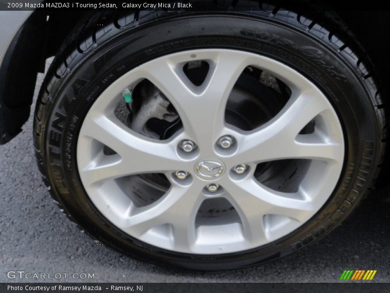Galaxy Gray Mica / Black 2009 Mazda MAZDA3 i Touring Sedan