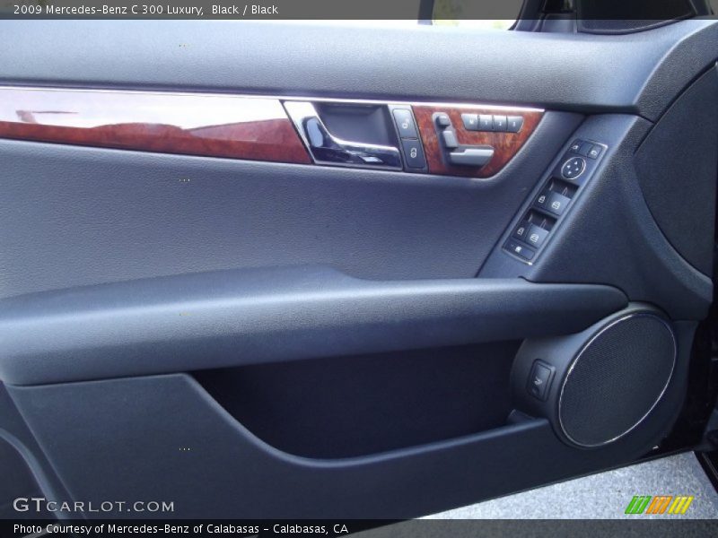 Black / Black 2009 Mercedes-Benz C 300 Luxury