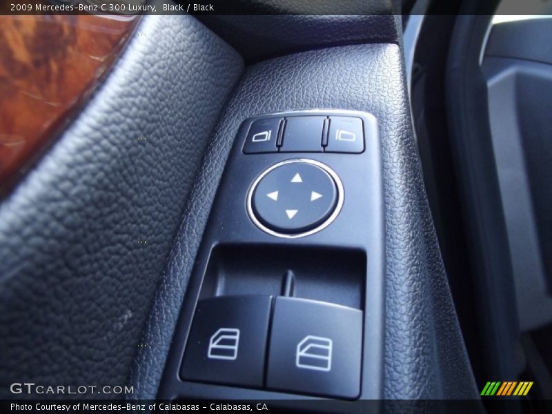 Black / Black 2009 Mercedes-Benz C 300 Luxury