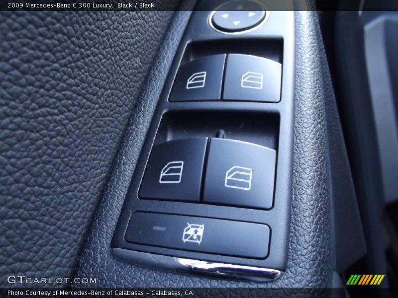 Black / Black 2009 Mercedes-Benz C 300 Luxury