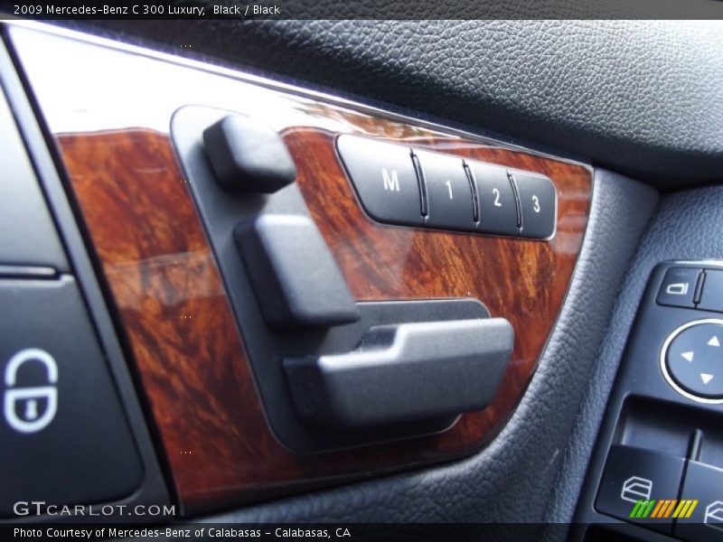 Black / Black 2009 Mercedes-Benz C 300 Luxury