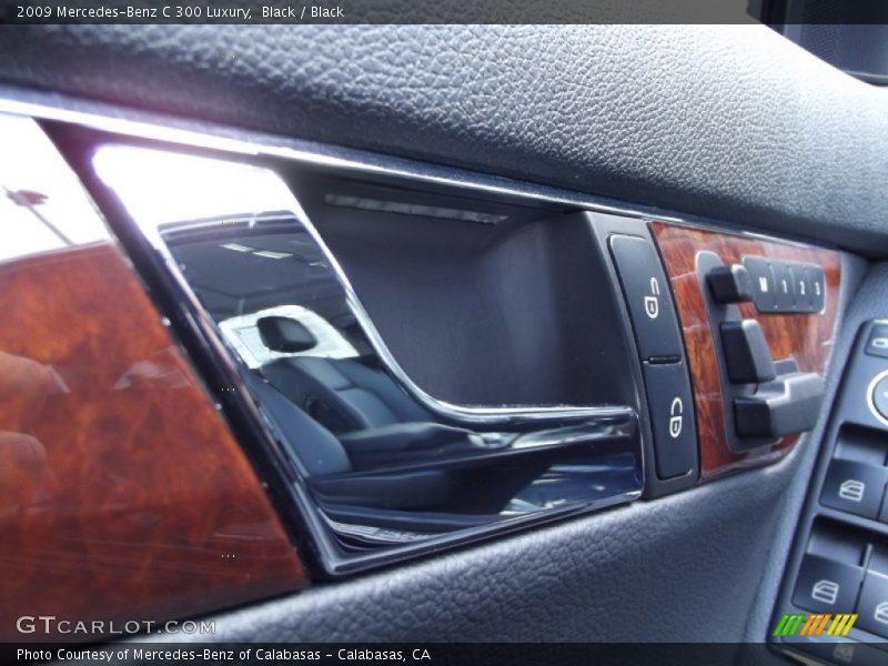 Black / Black 2009 Mercedes-Benz C 300 Luxury