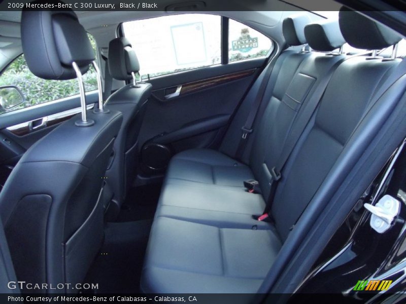 Black / Black 2009 Mercedes-Benz C 300 Luxury
