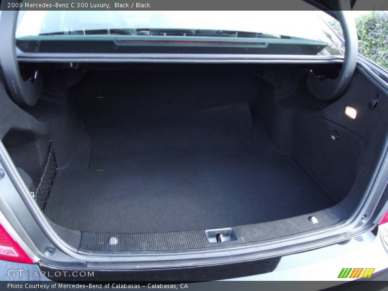 Black / Black 2009 Mercedes-Benz C 300 Luxury