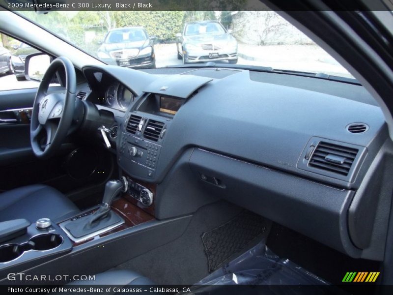 Black / Black 2009 Mercedes-Benz C 300 Luxury