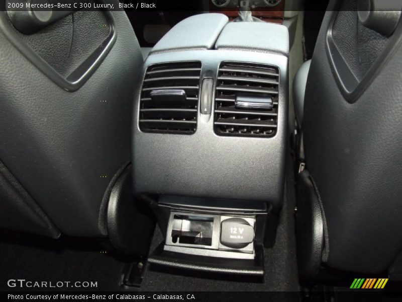 Black / Black 2009 Mercedes-Benz C 300 Luxury