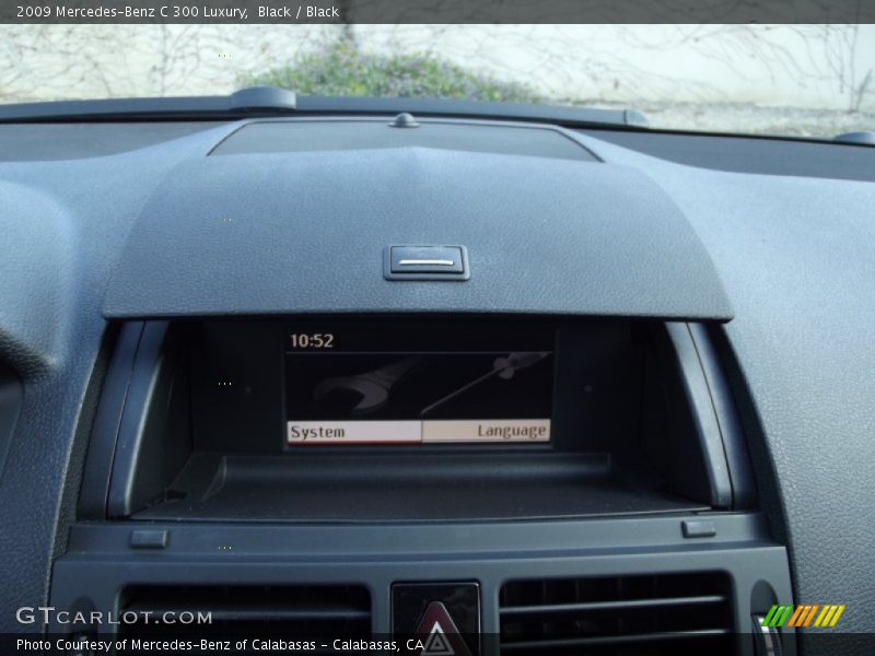 Black / Black 2009 Mercedes-Benz C 300 Luxury