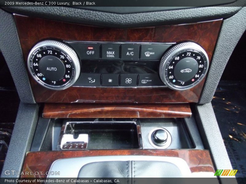 Black / Black 2009 Mercedes-Benz C 300 Luxury