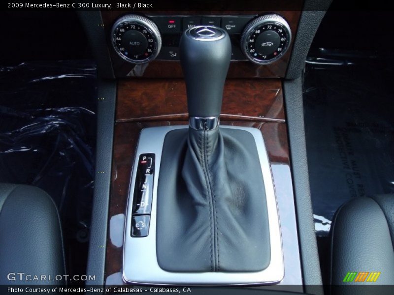 Black / Black 2009 Mercedes-Benz C 300 Luxury