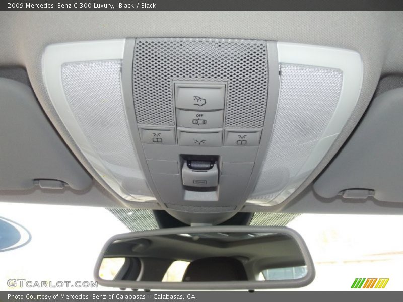 Black / Black 2009 Mercedes-Benz C 300 Luxury