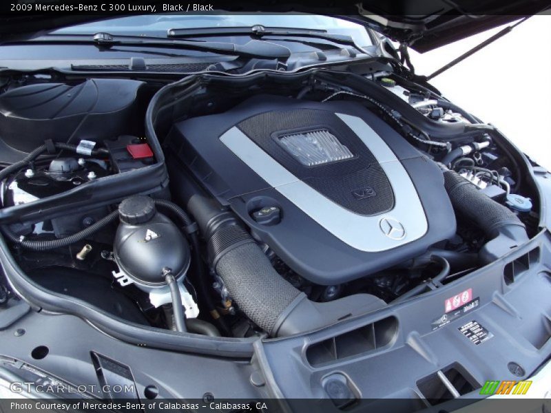 Black / Black 2009 Mercedes-Benz C 300 Luxury