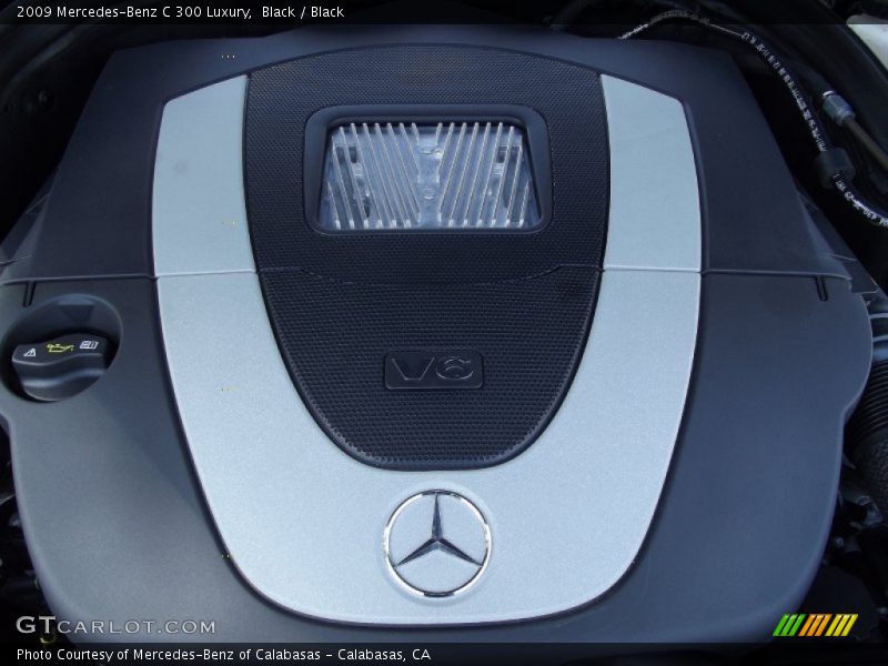 Black / Black 2009 Mercedes-Benz C 300 Luxury
