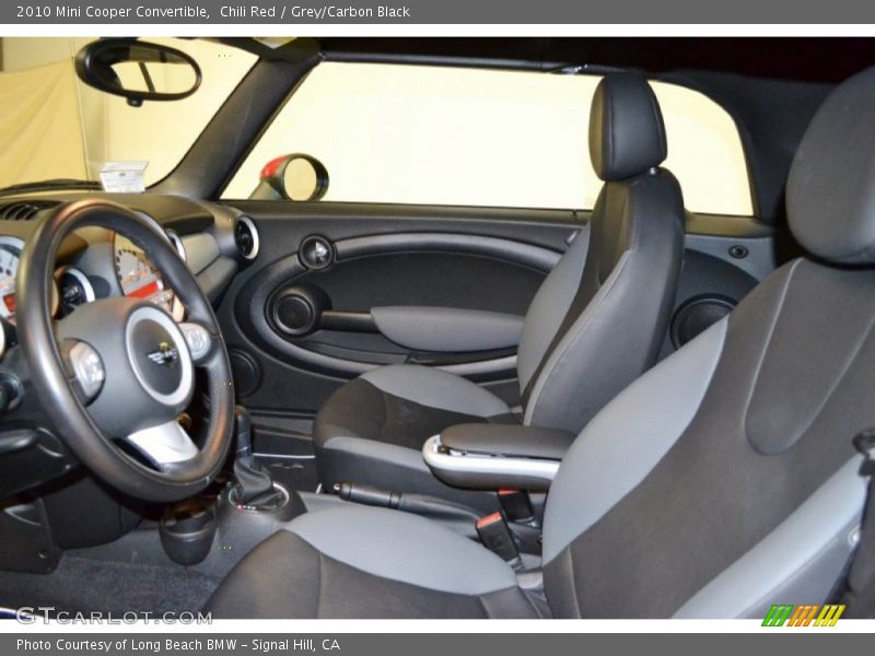 Chili Red / Grey/Carbon Black 2010 Mini Cooper Convertible