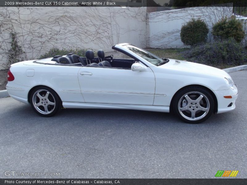  2009 CLK 350 Cabriolet Arctic White
